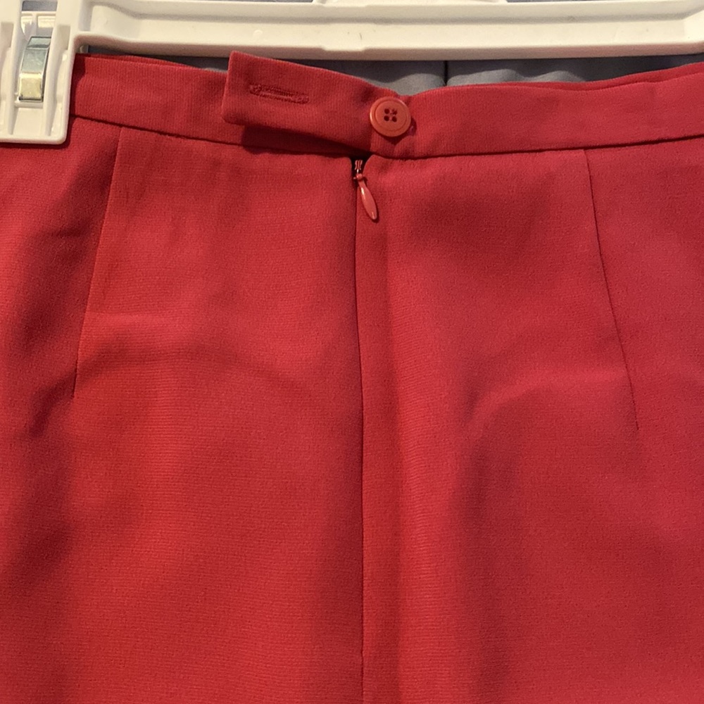 Vintage Petite Sophisticate Dark Pink Skirt Suit - Picture 8 of 9